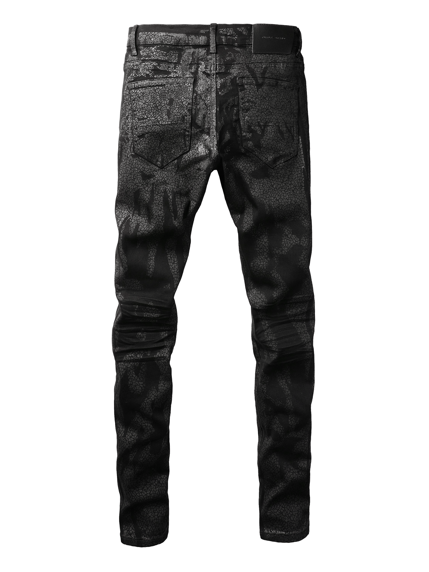 Black Classic Graphic Jeans