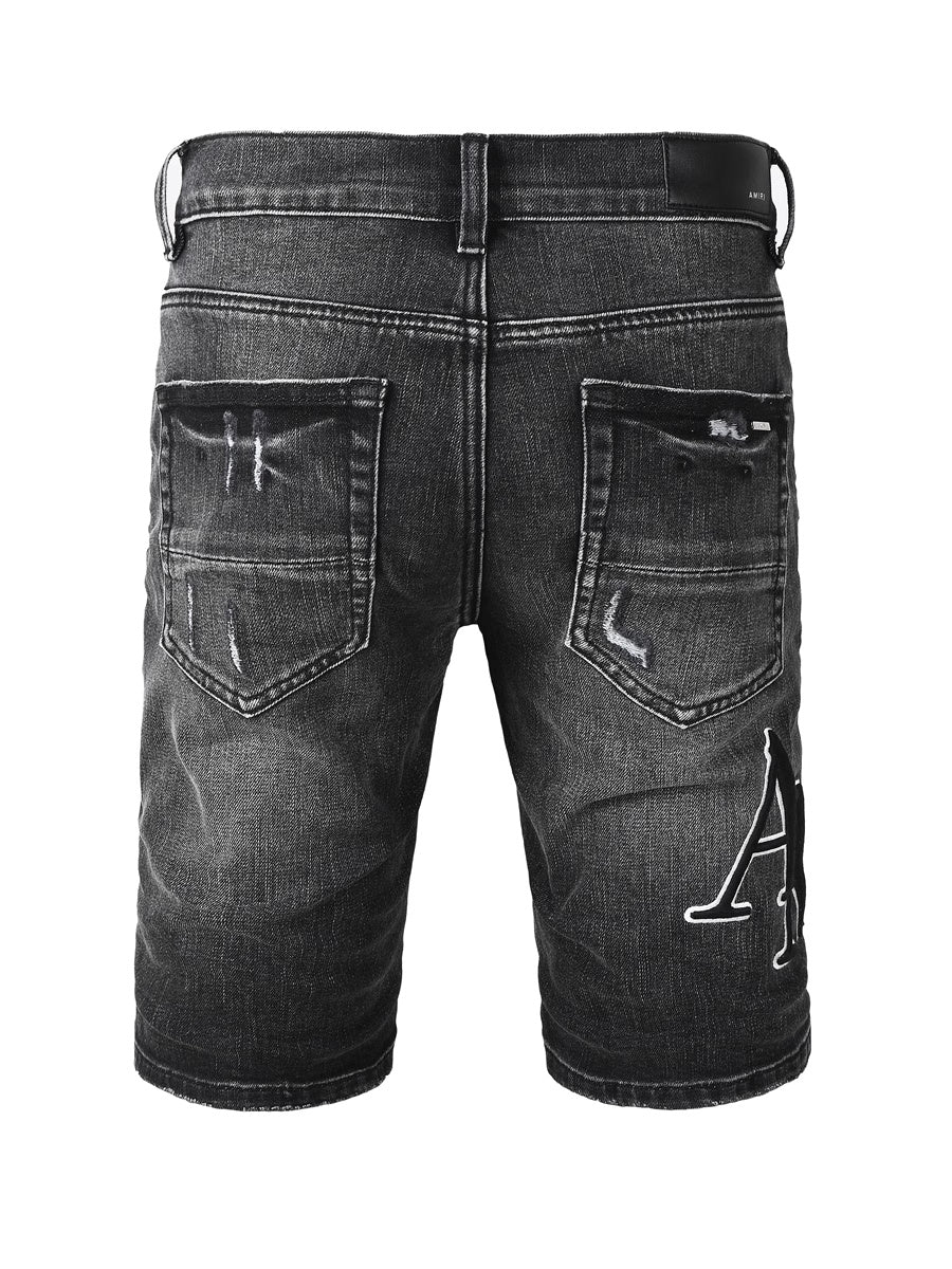 Black Writing Jeans