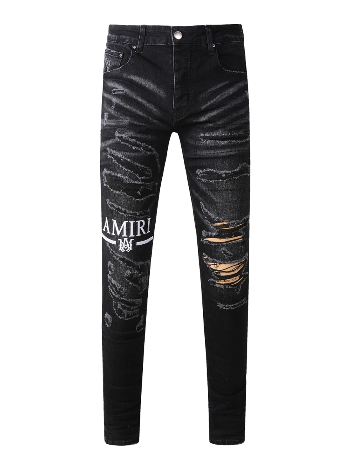 Black Writing Classic Jeans