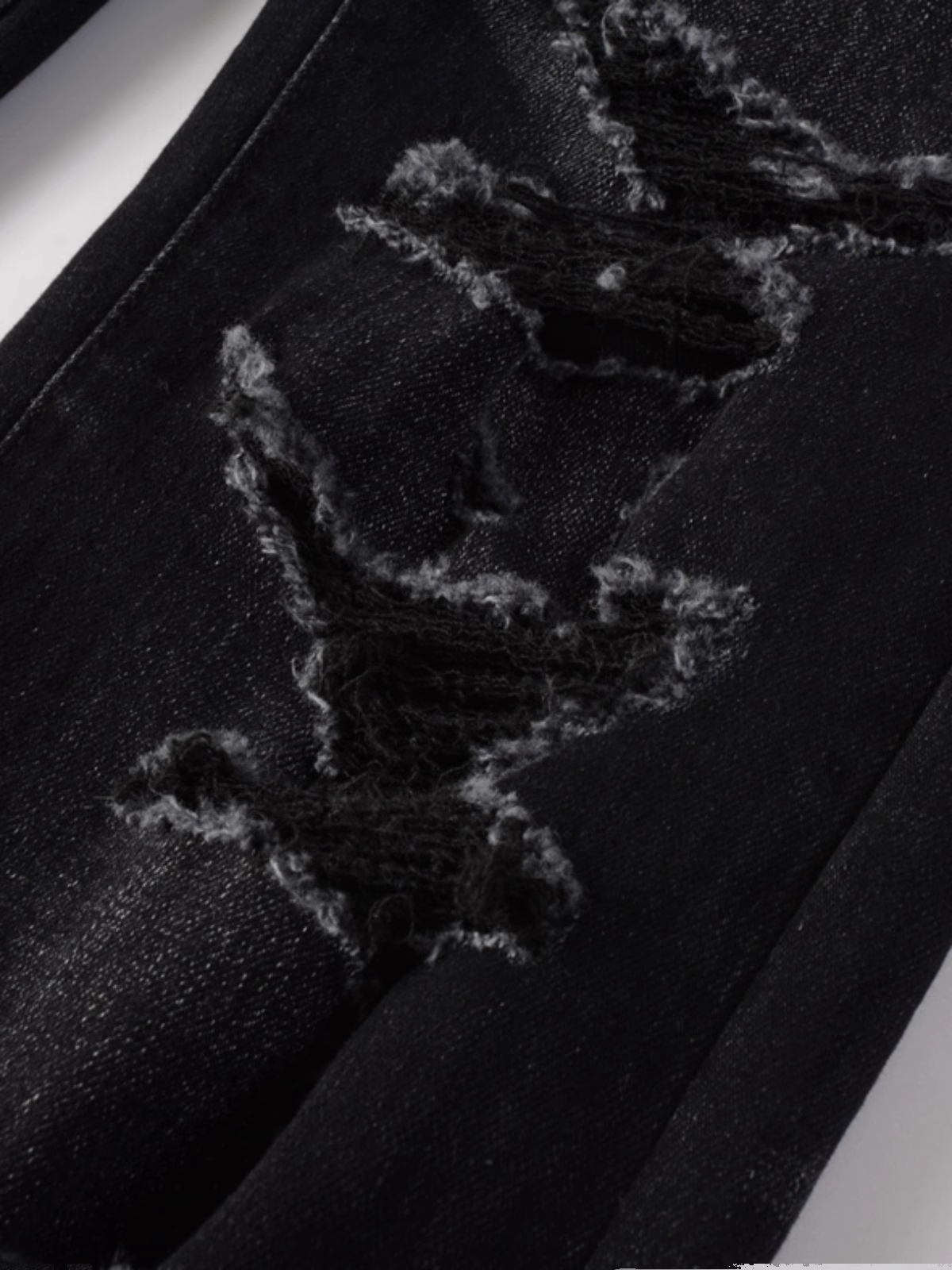 Black Writing Classic Jeans