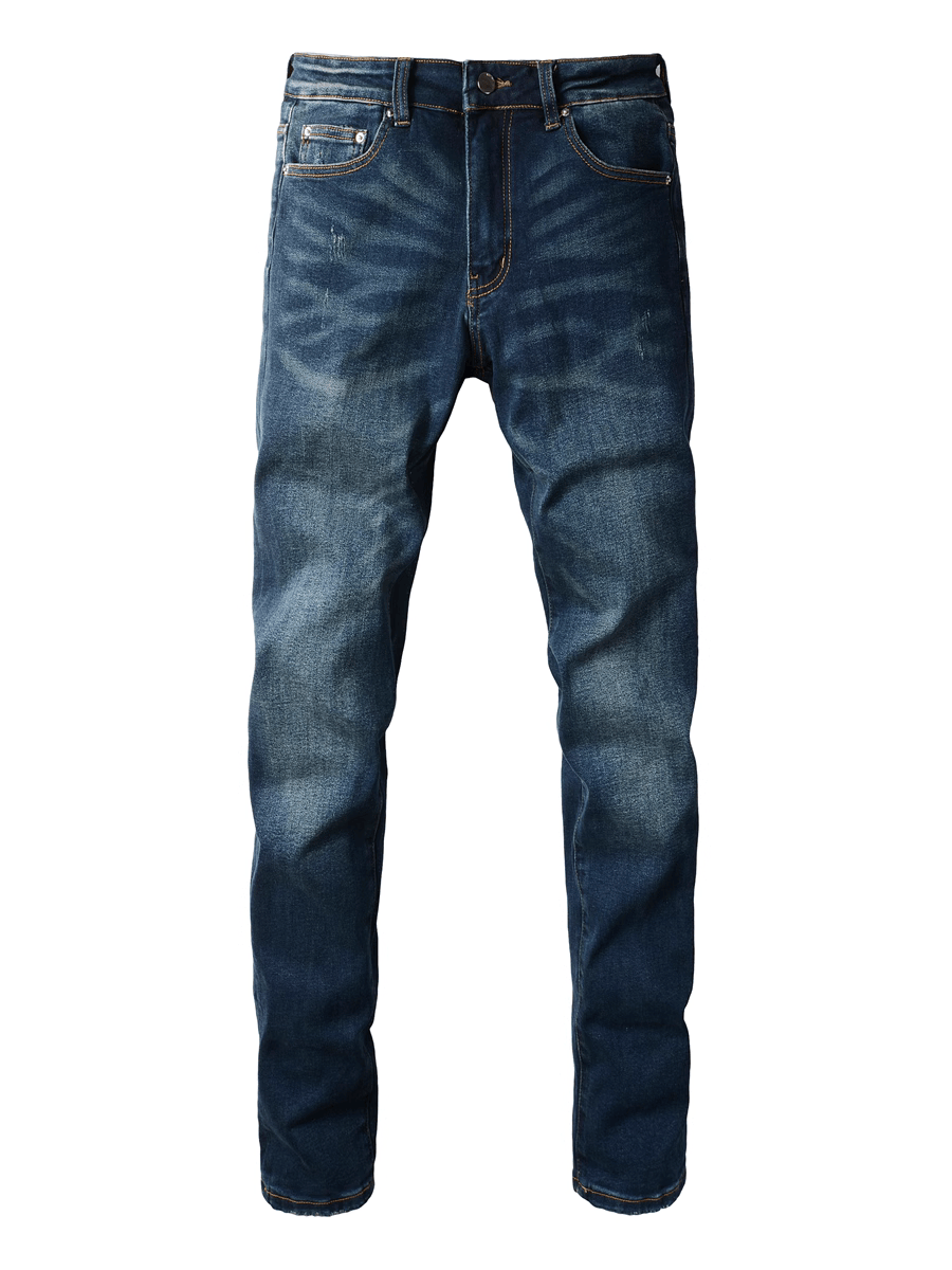Navy Blue Classic Jeans