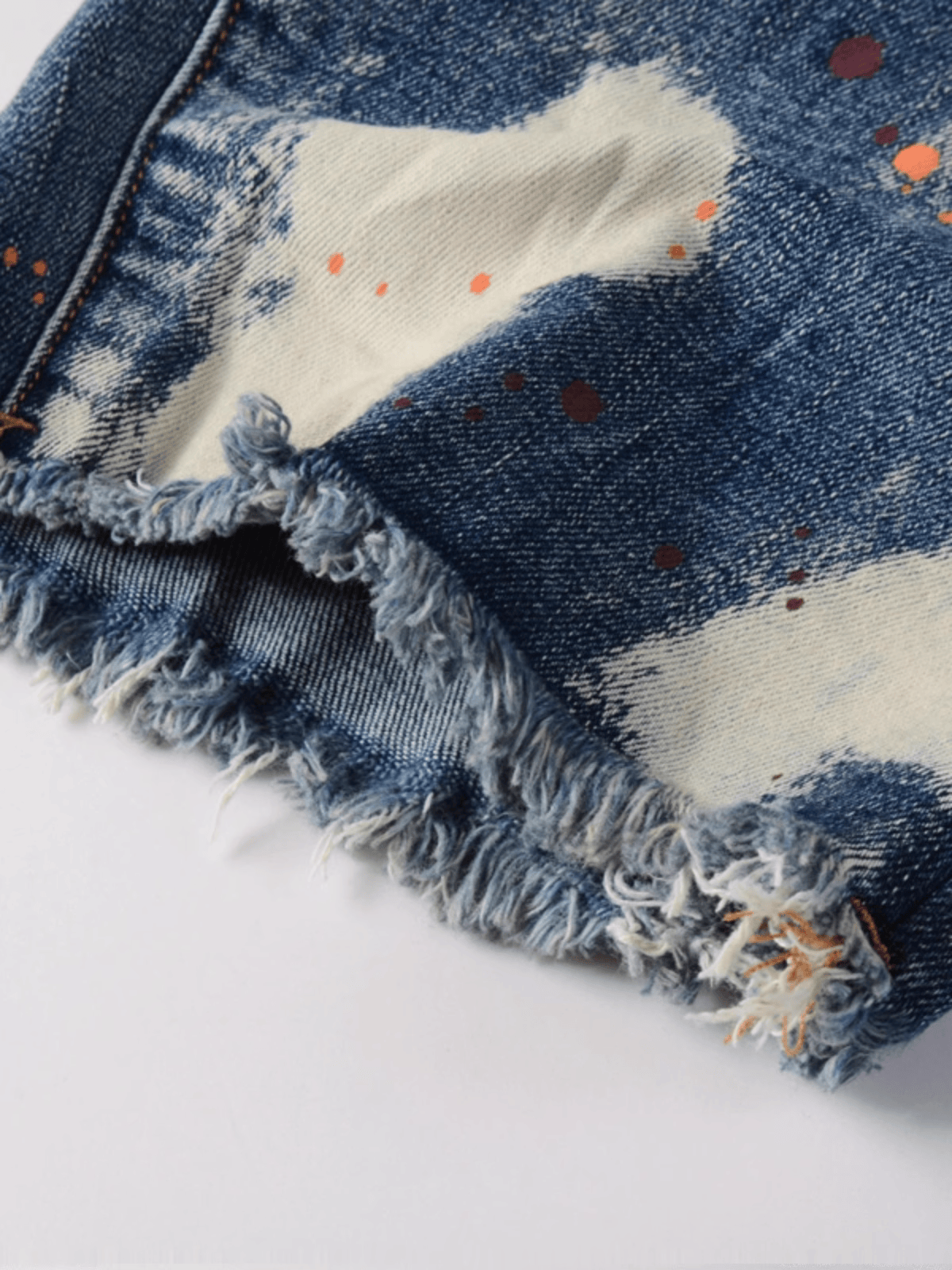 Creative Graphic Paint Jeans