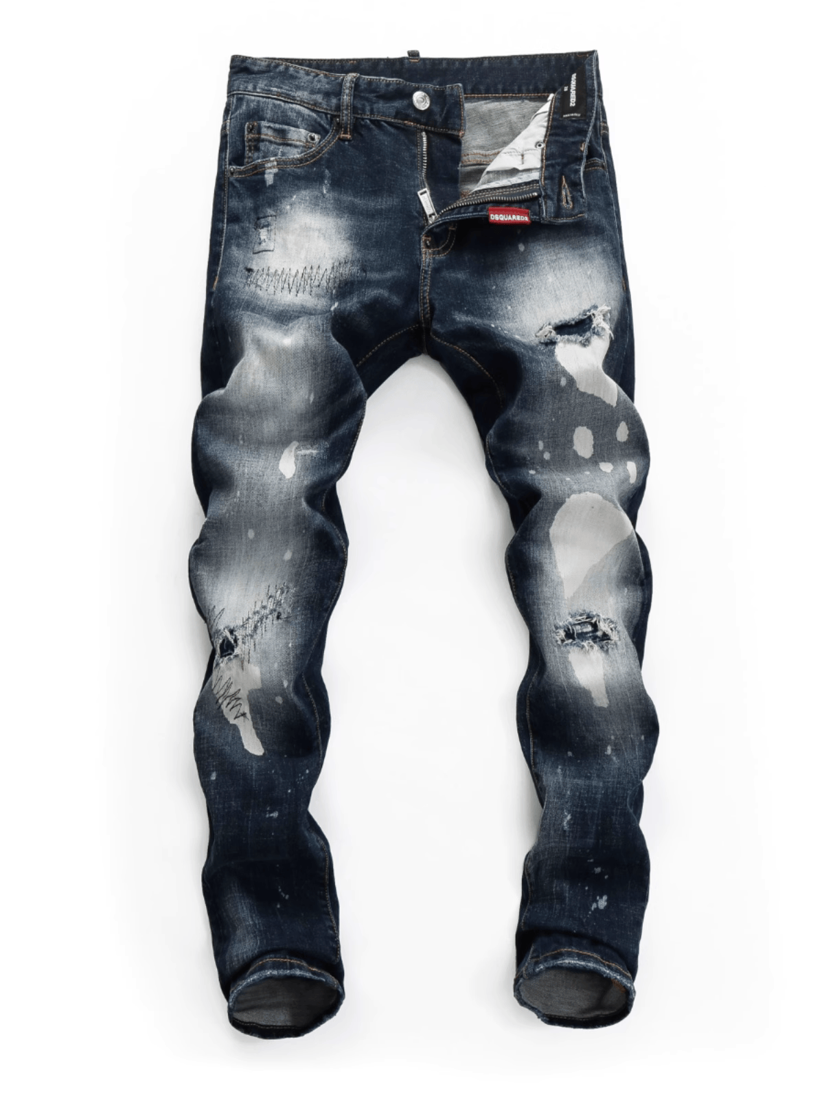 Dark Blue Washed Jeans