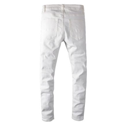 White HUStlers Jeans