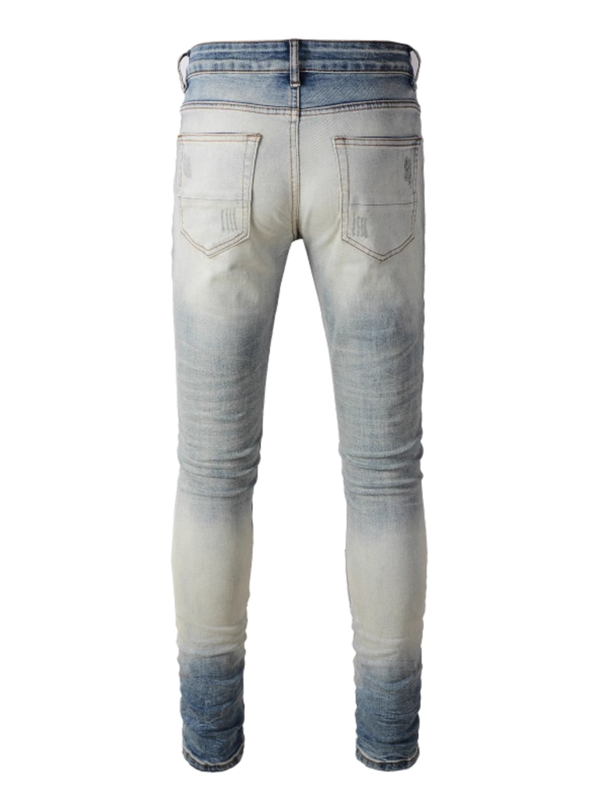 Light Denim Patch Jeans