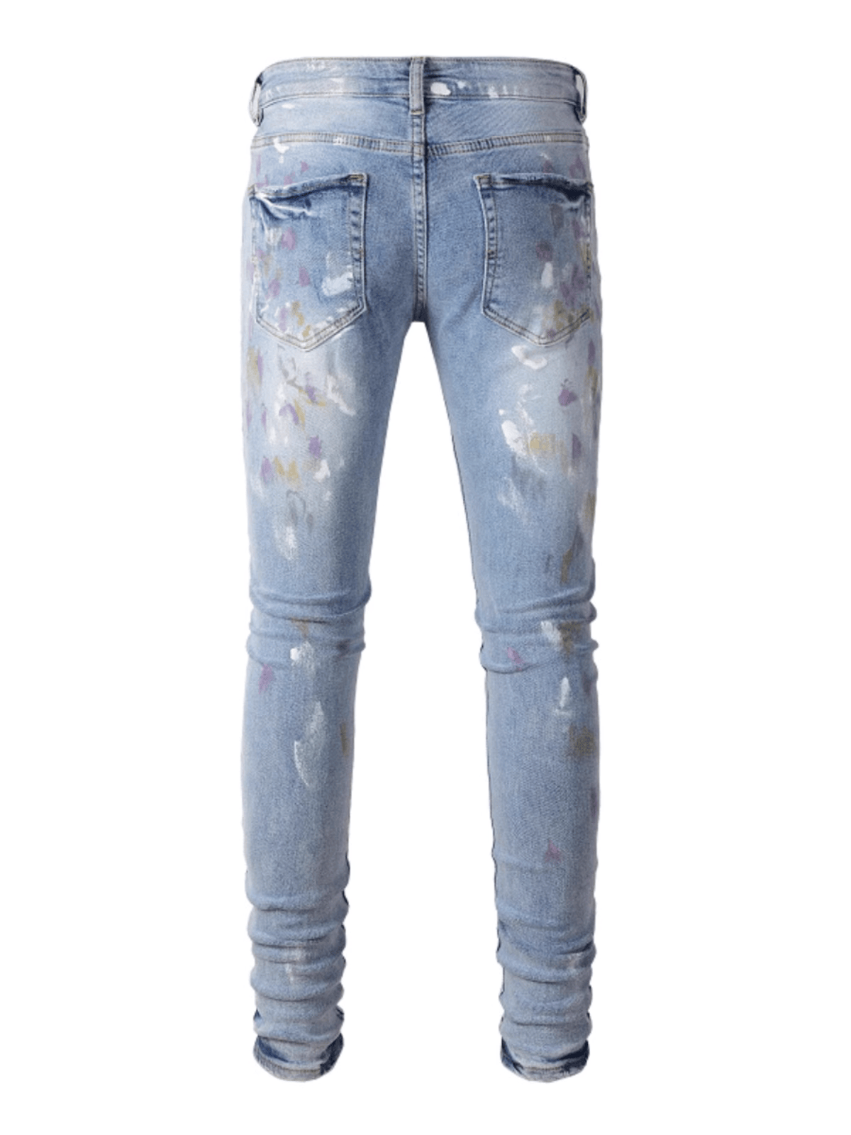Light Blue Classic Paint Jeans