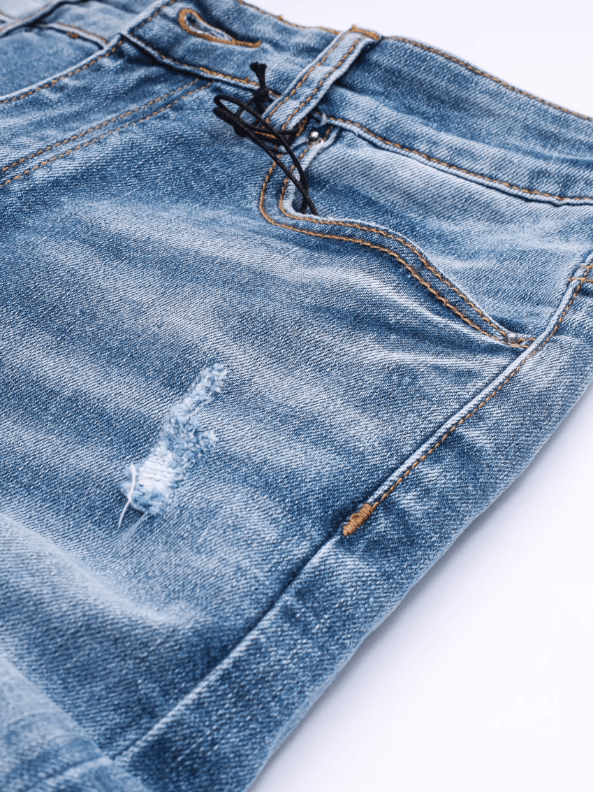 Denim Classic Ripped Jeans