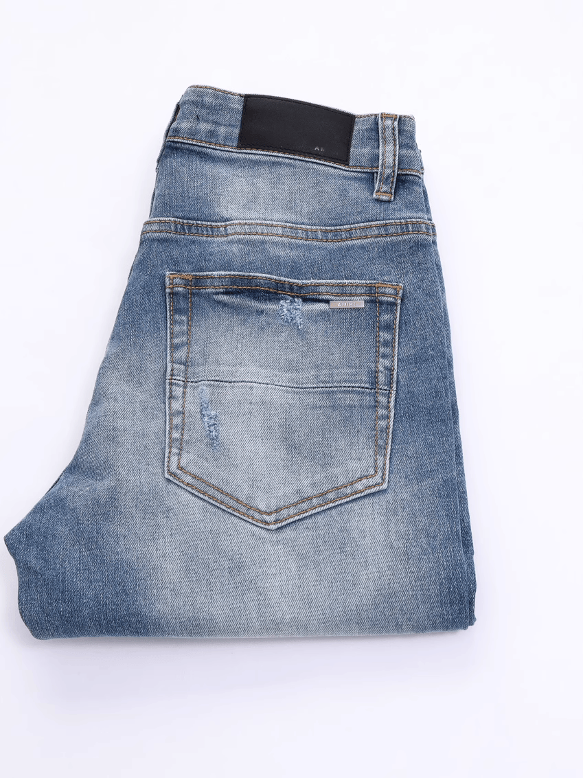Denim Classic Ripped Jeans