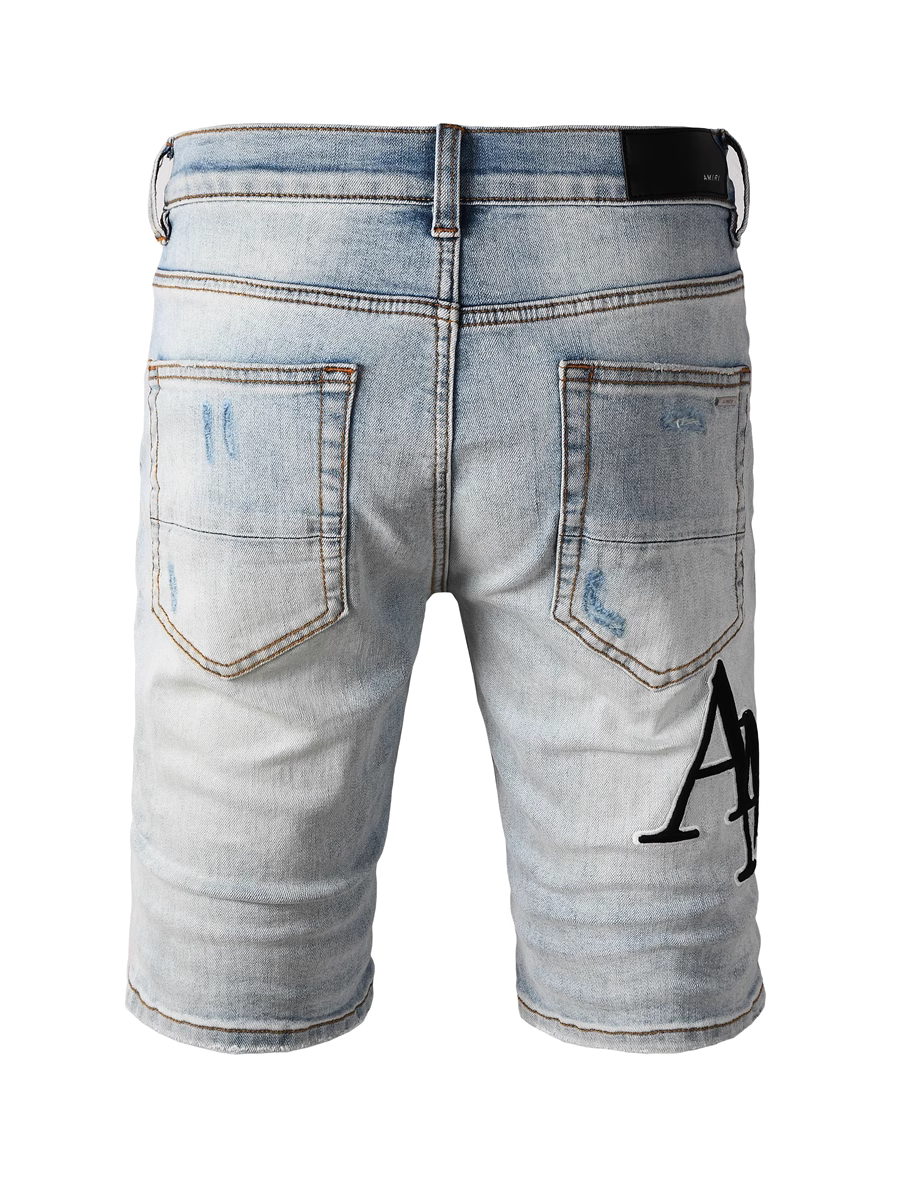 Light Denim Writing Jeans