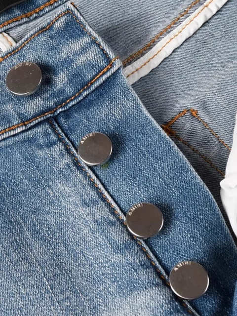 Light Denim Writing Jeans