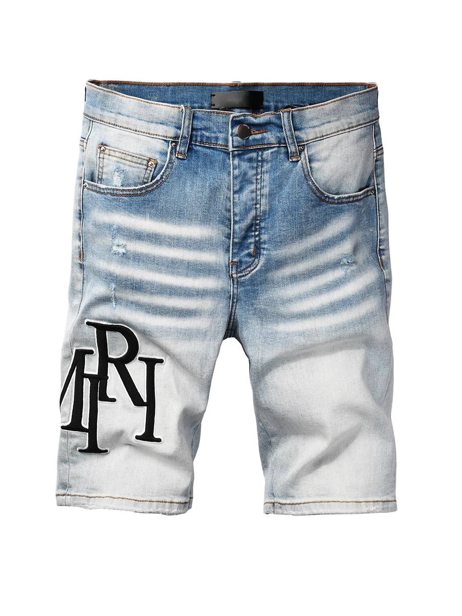 Light Denim Writing Jeans