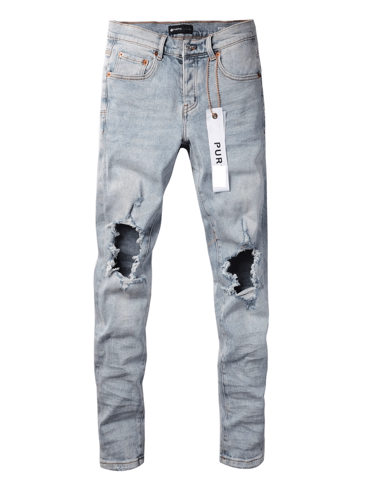 Light Denim Ripped Jeans