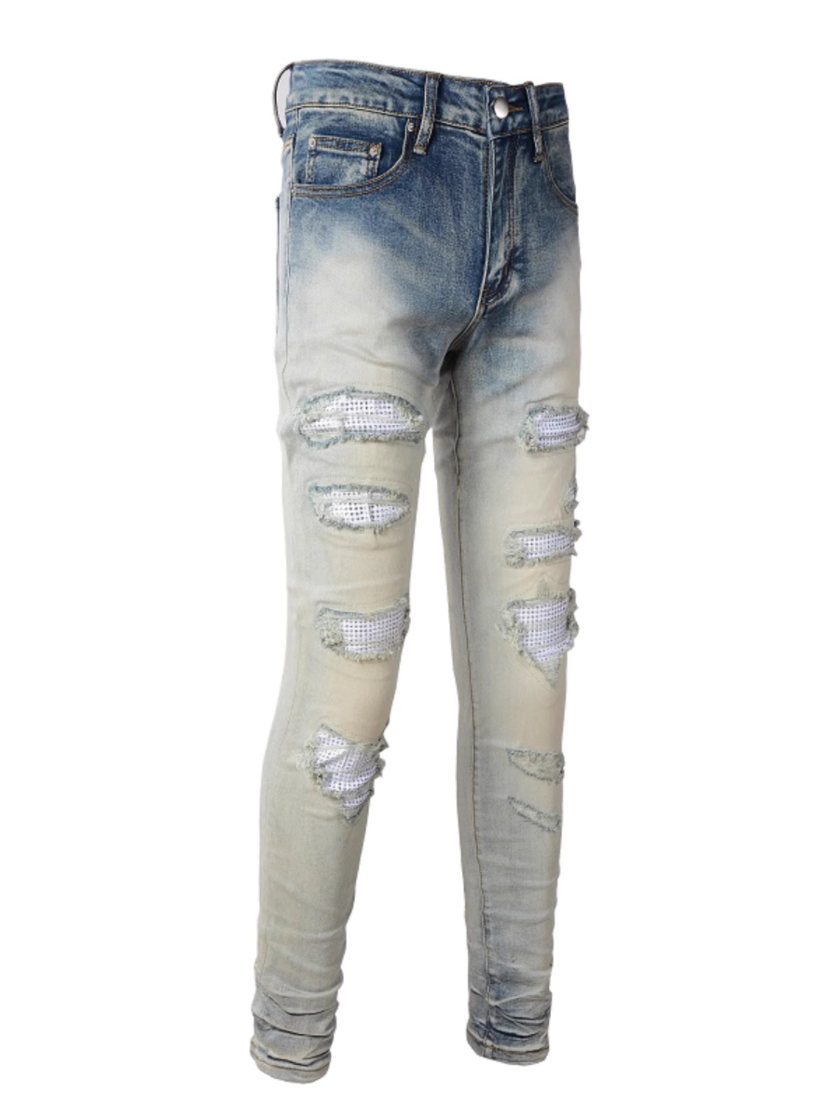 Light Blue Patch Jeans
