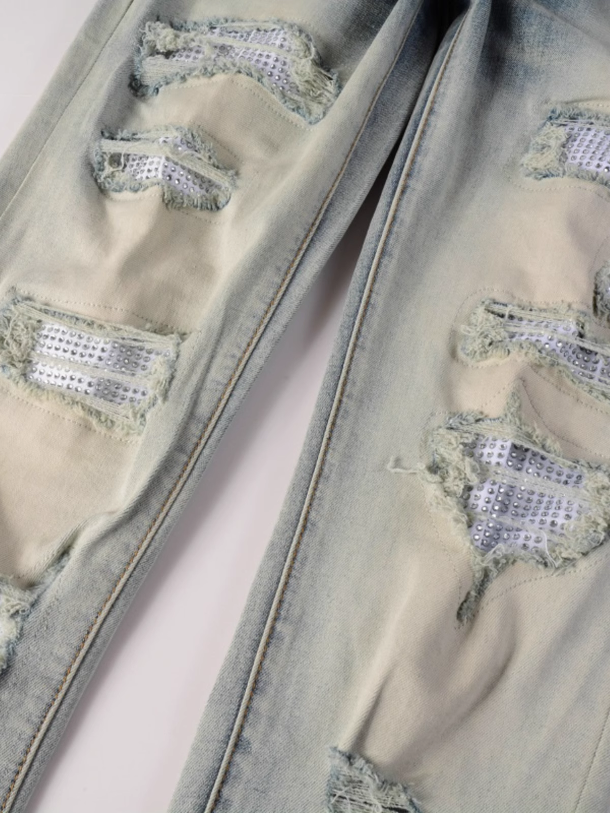 Light Blue Patch Jeans