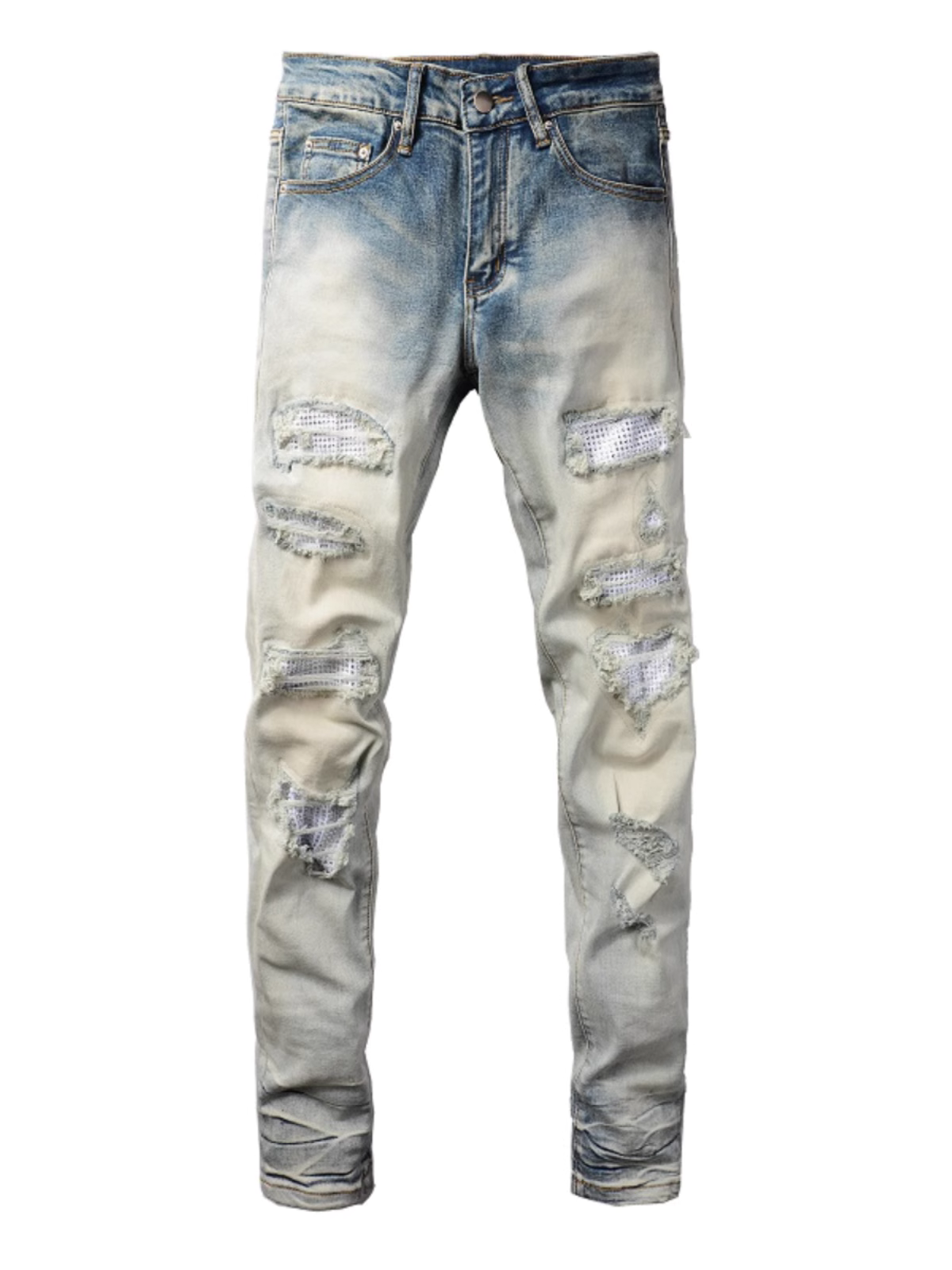 Light Blue Patch Jeans