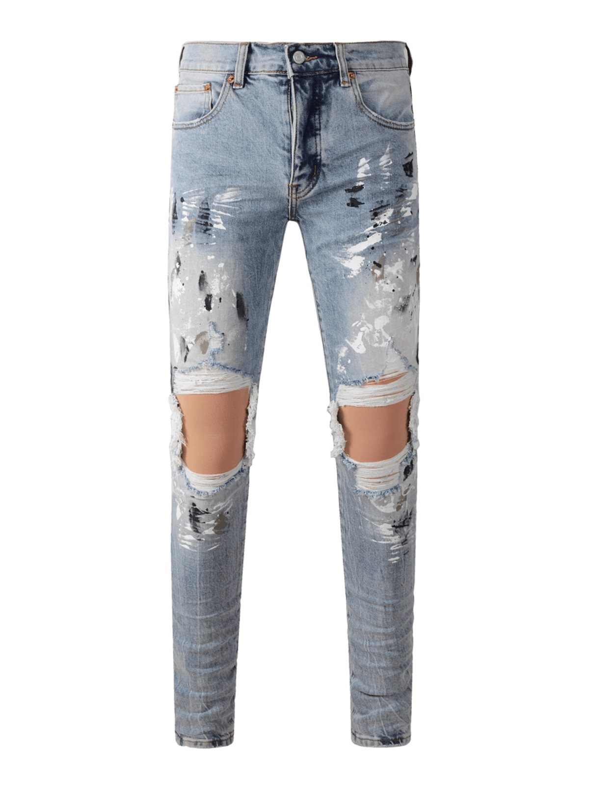 Light Color Ripped Jeans
