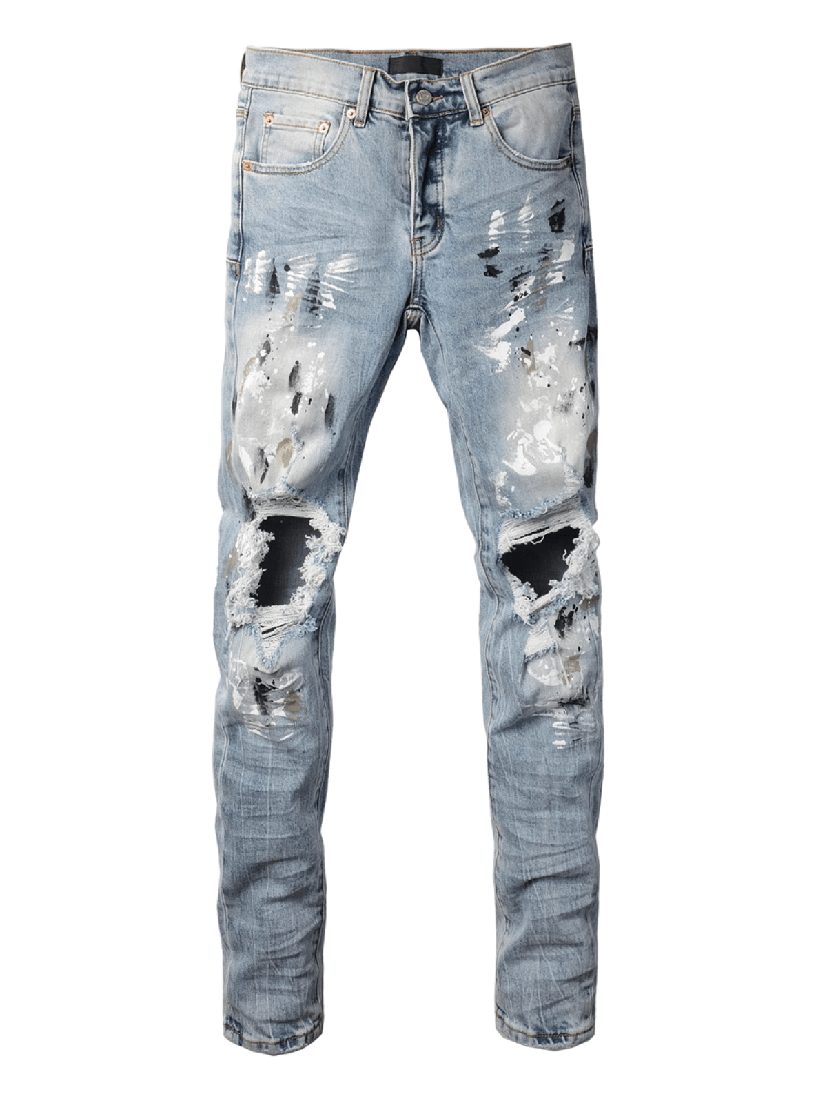 Light Color Ripped Jeans