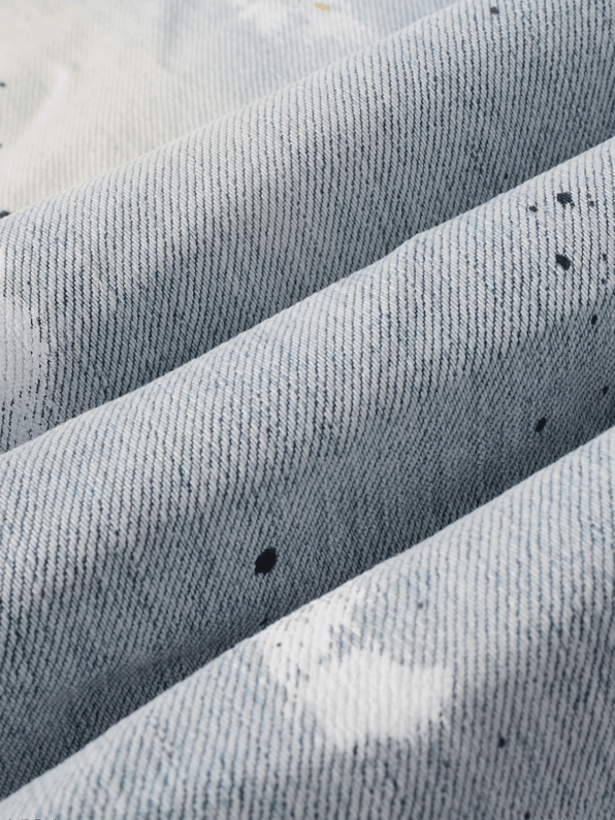 Light Blue Paint Jeans
