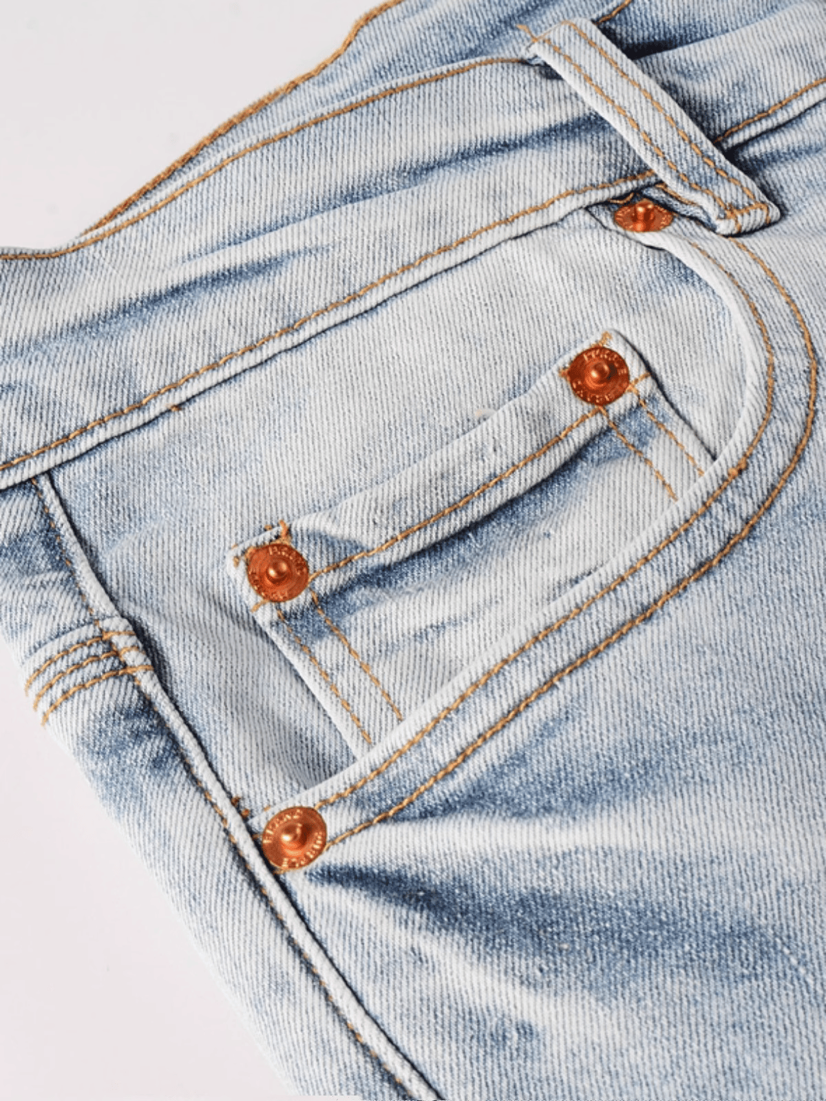 Light Blue Writing Jeans