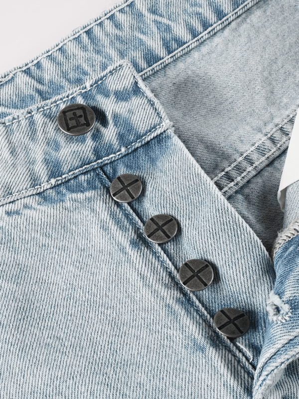 Light Blue Washed Classic Jeans
