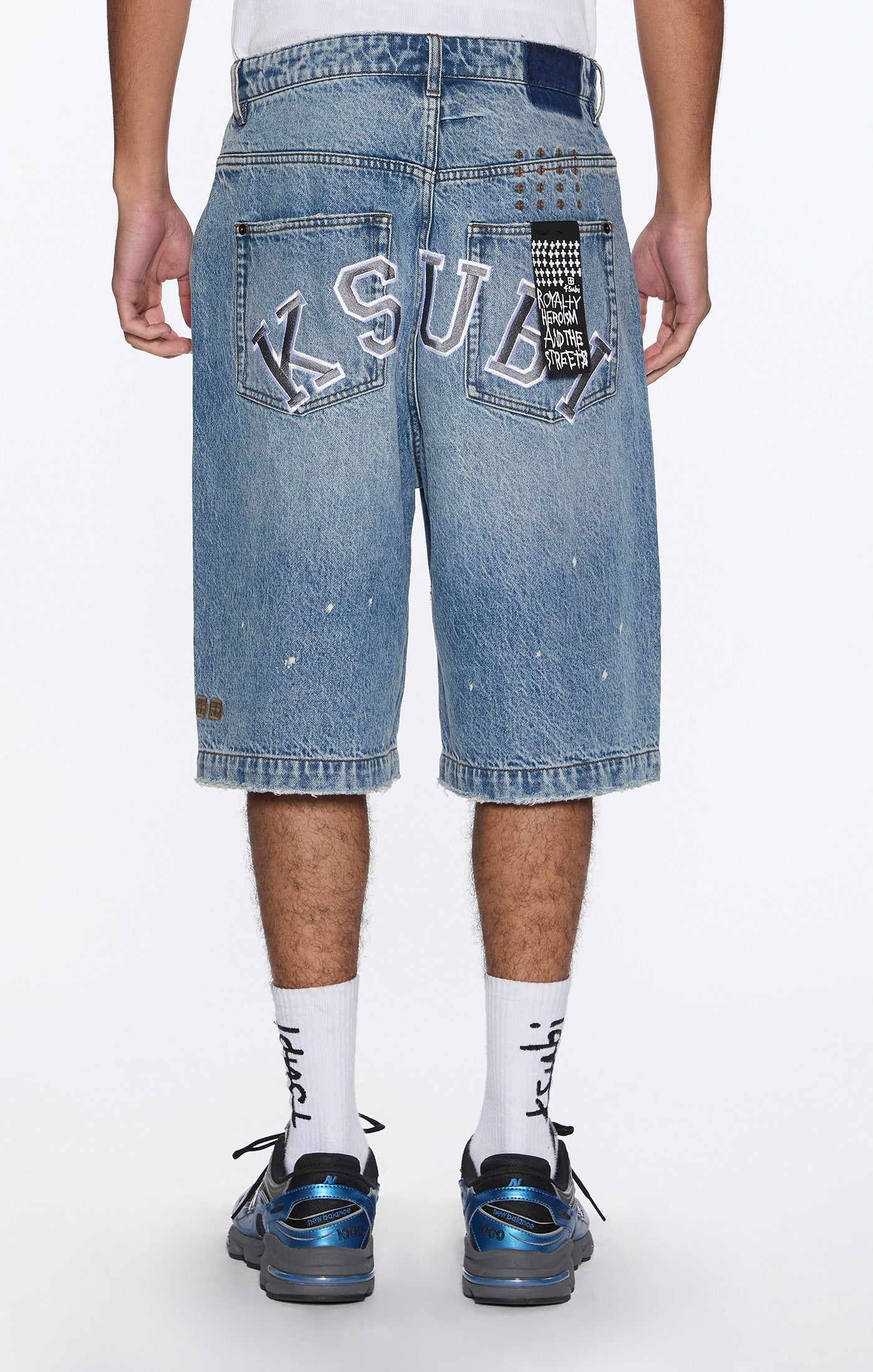 MAXX SHORT 70'S BLUE TRASHED