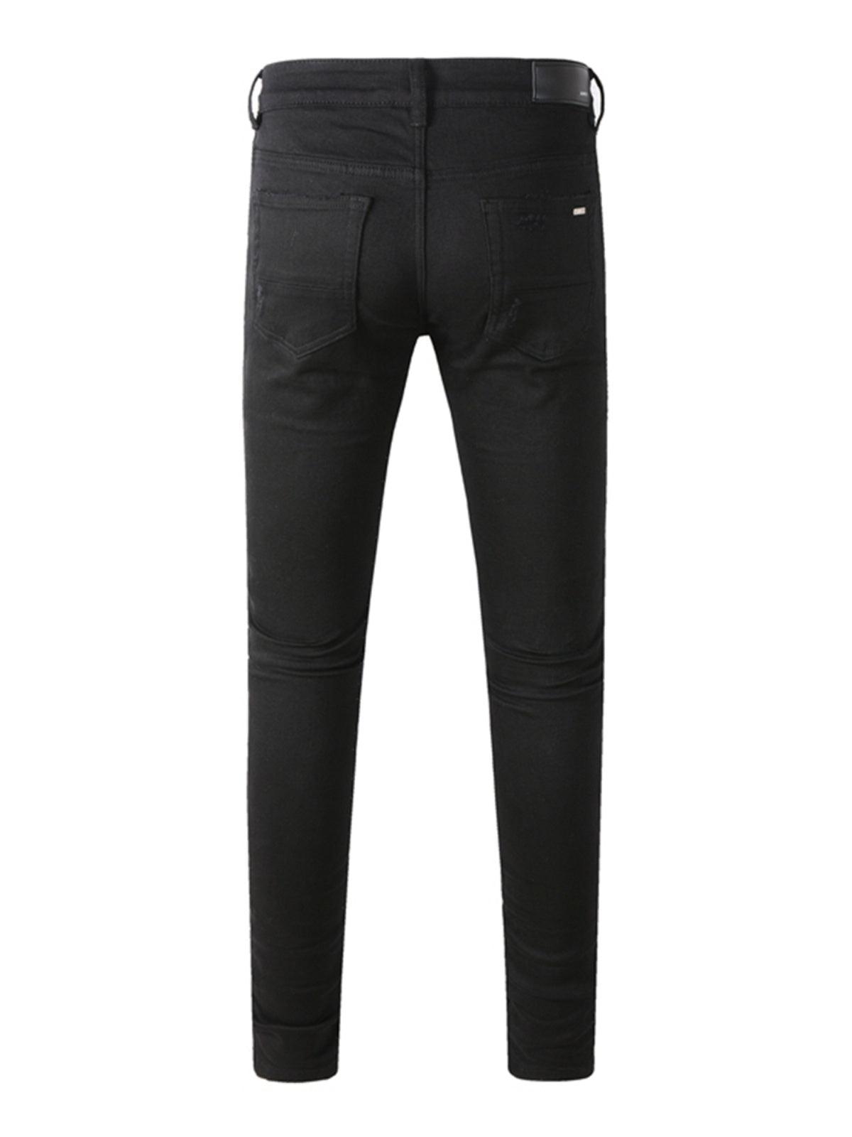 Black Green Patch Jeans