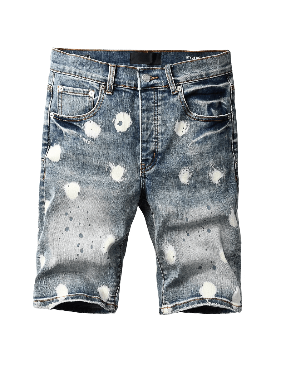 Dark Blue Paint Jeans