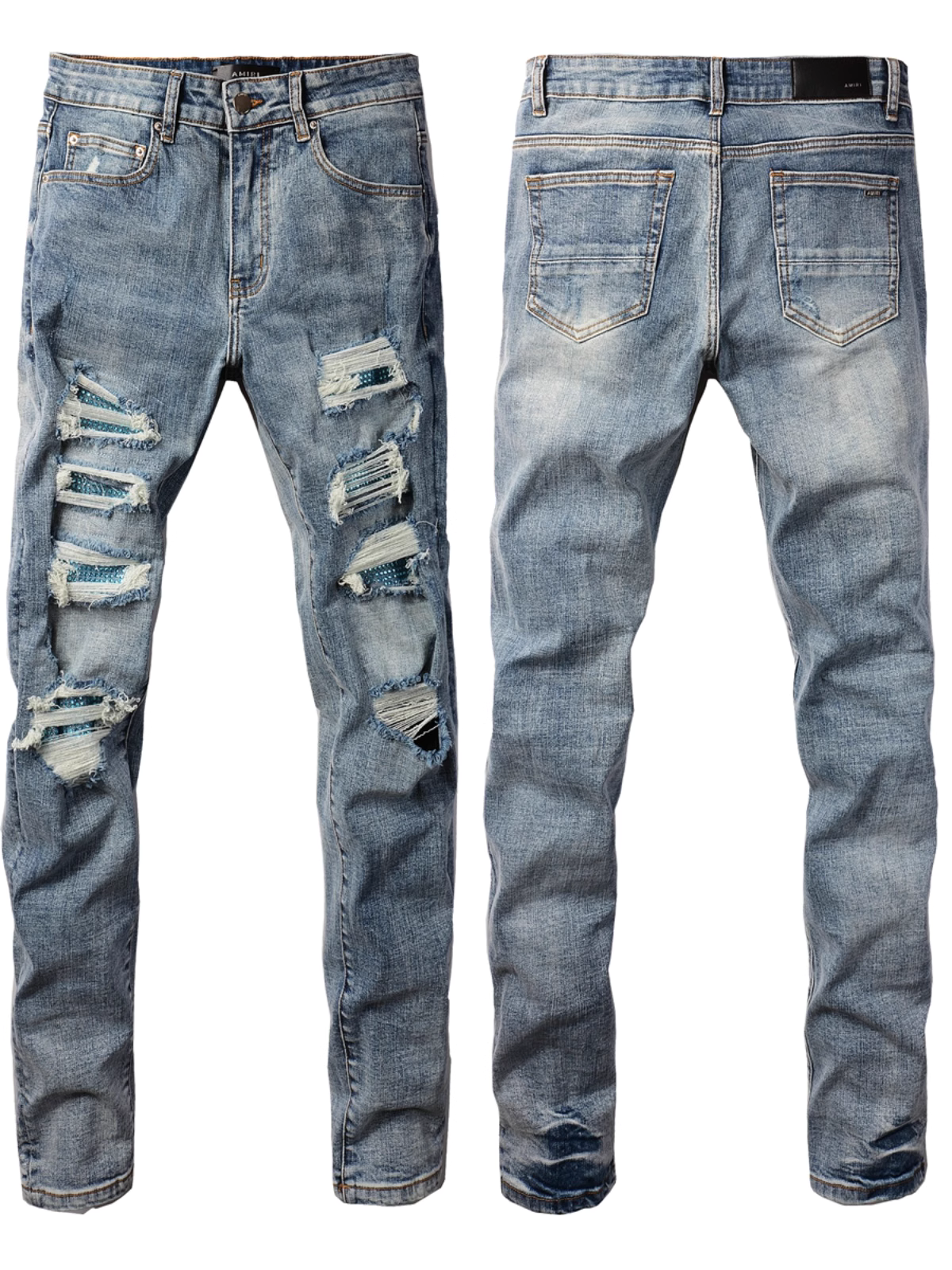 Classic Blue Patch Jeans