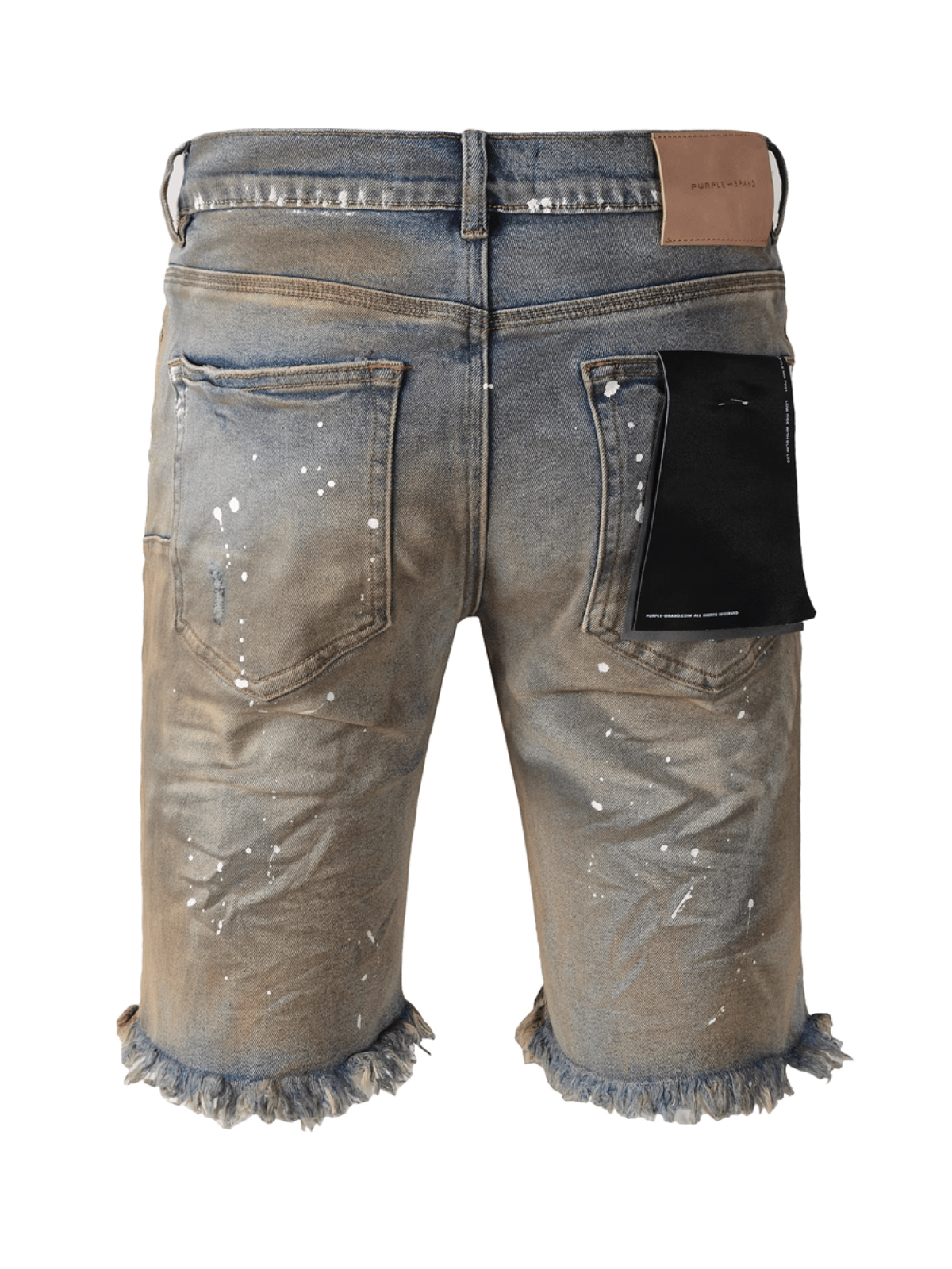 Retro Distressed Paint Jeans