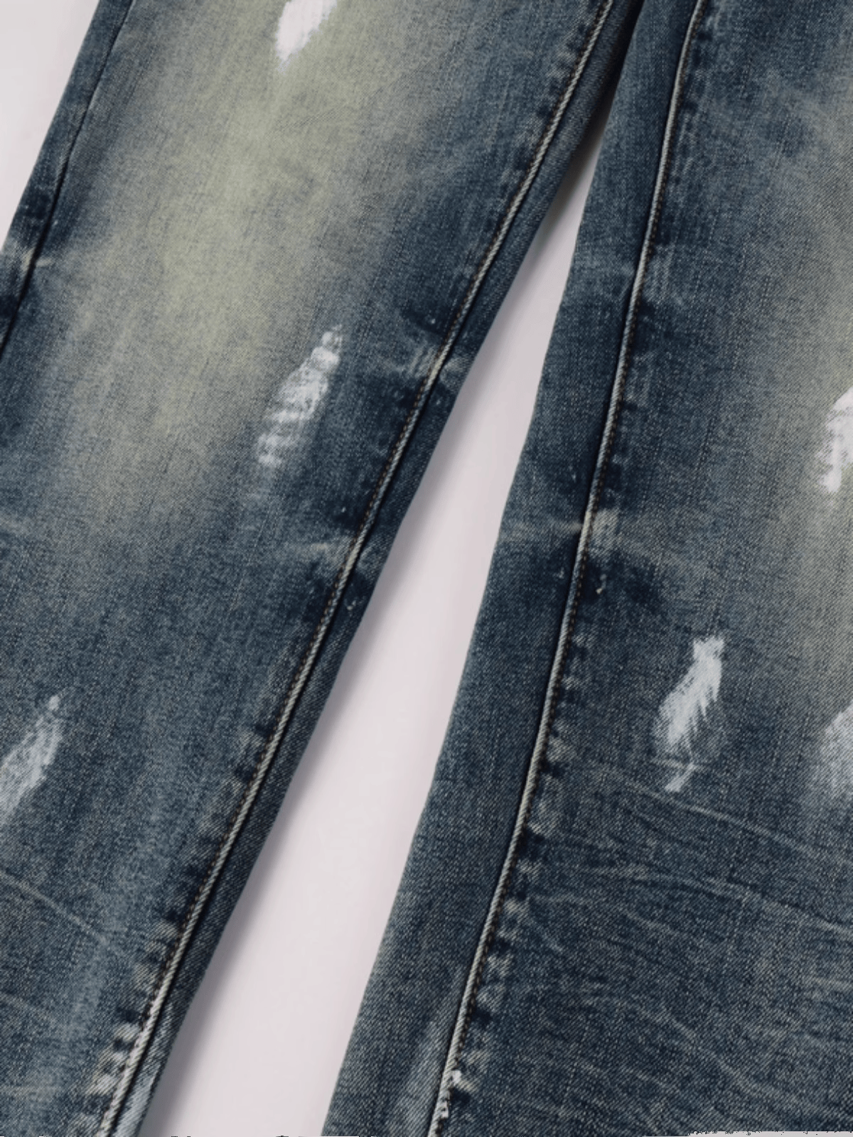Blue Paint Jeans