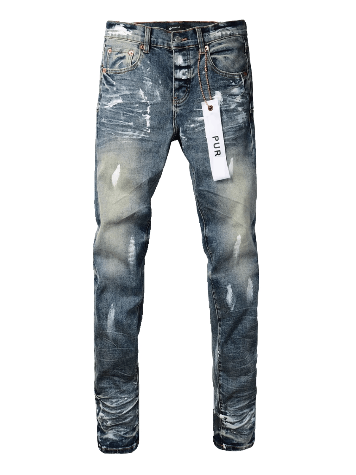 Blue Paint Jeans