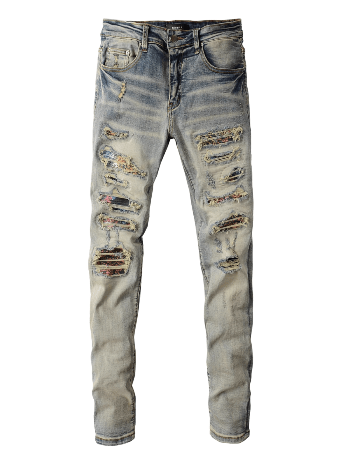 Light Denim Ripped Jeans