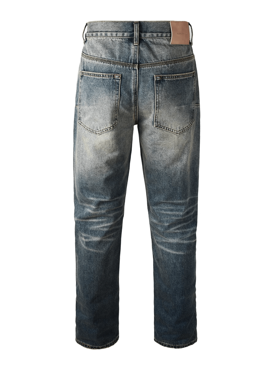 Washed Blue Classic Jeans