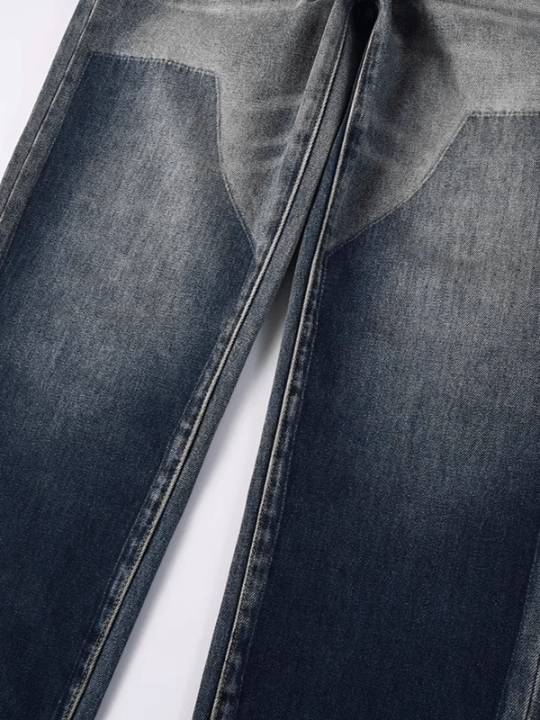 Washed Blue Classic Jeans