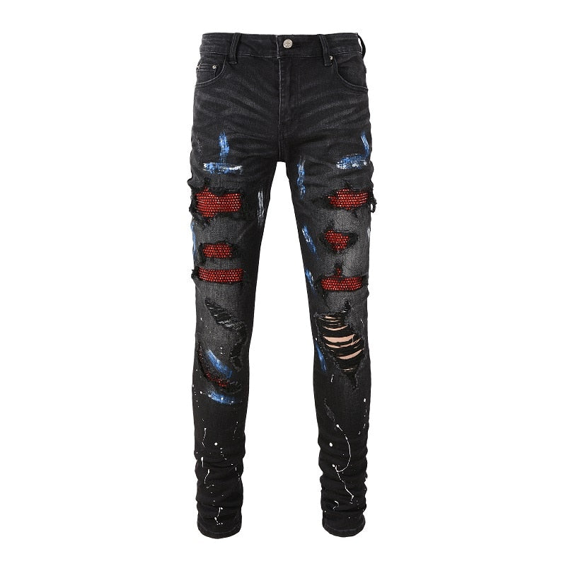 Holes Blood Jeans