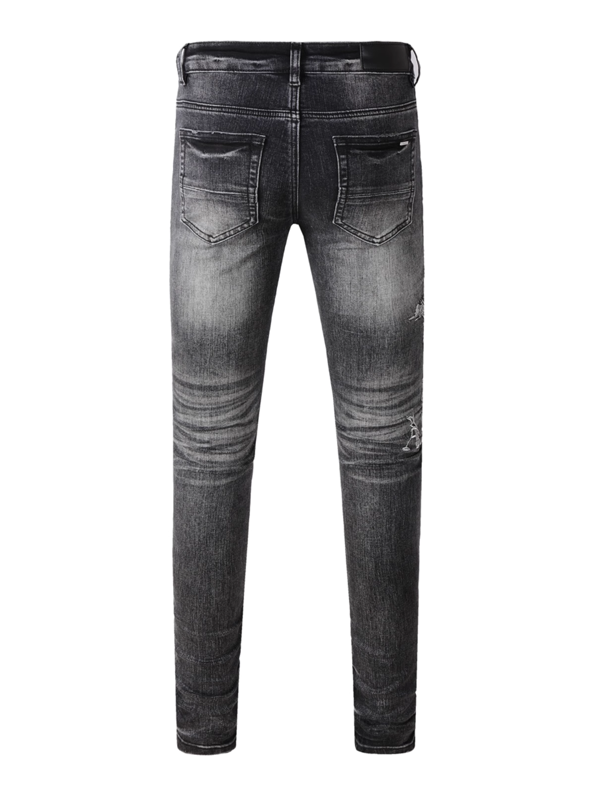Smoke Gray Classic Jeans