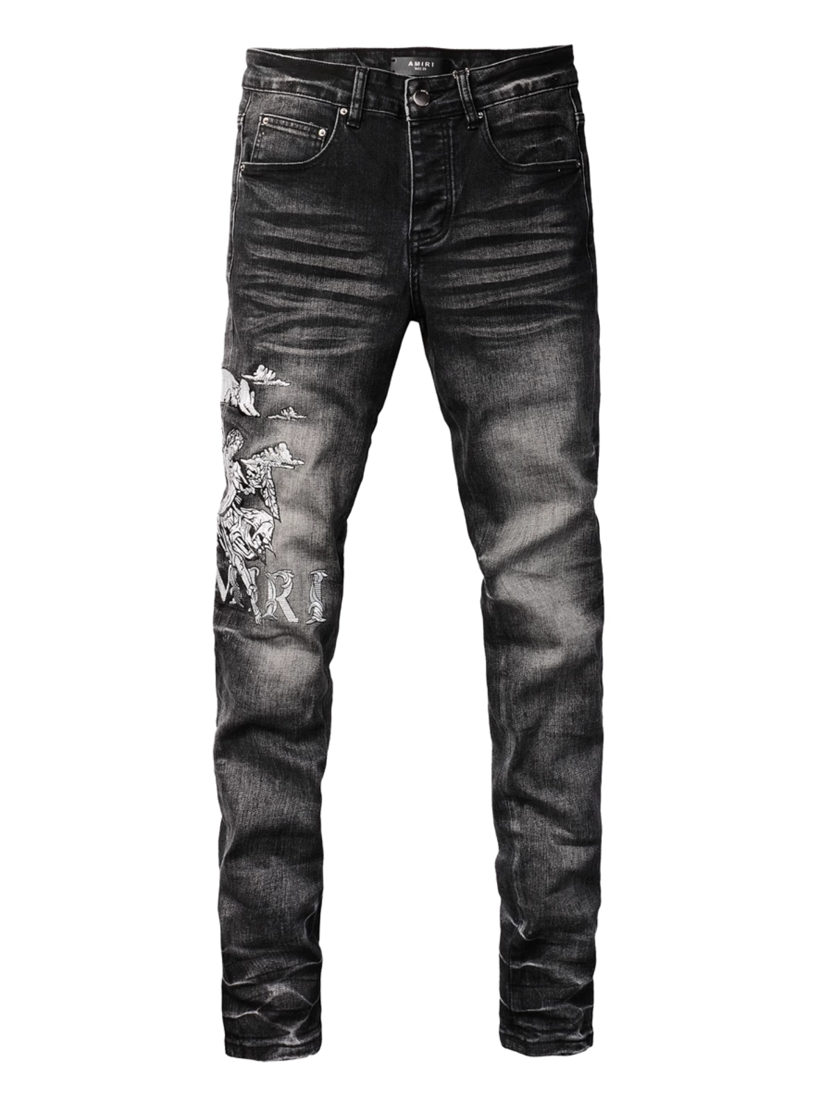 Smoke Gray Classic Jeans