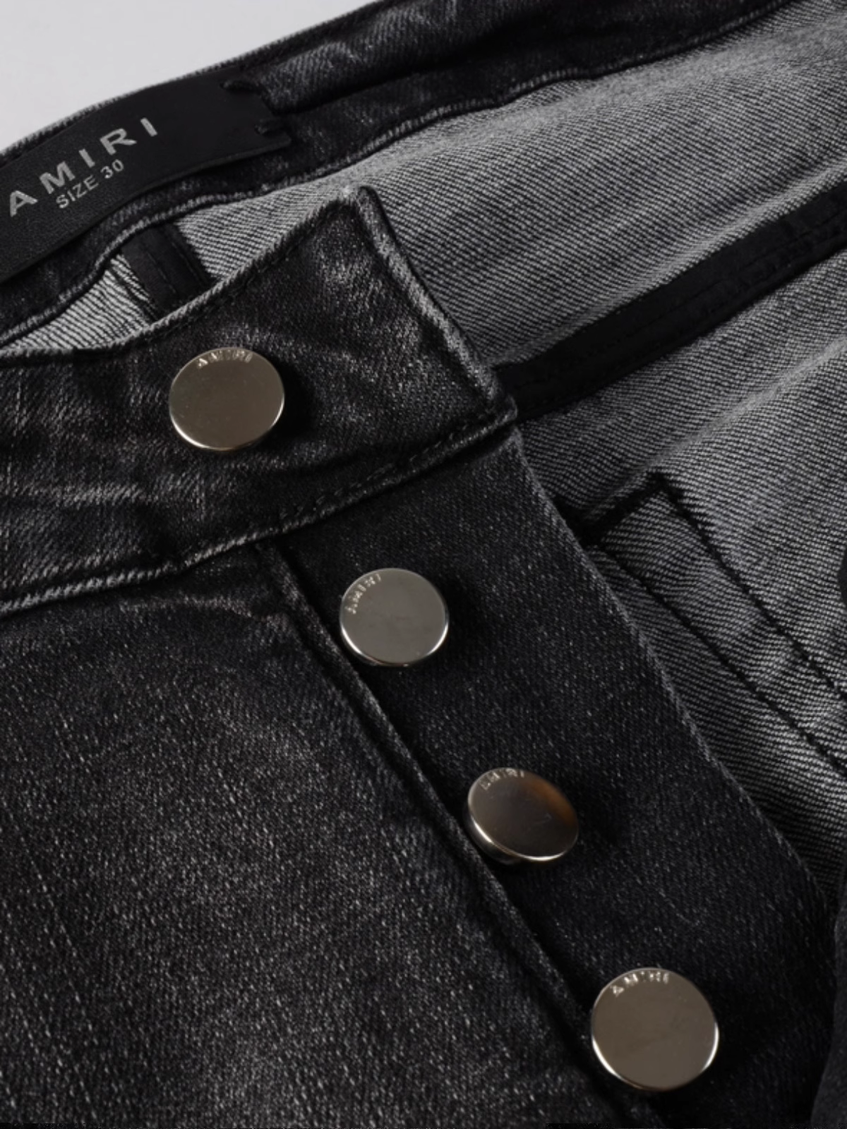 Dark Gray Ripped Jeans