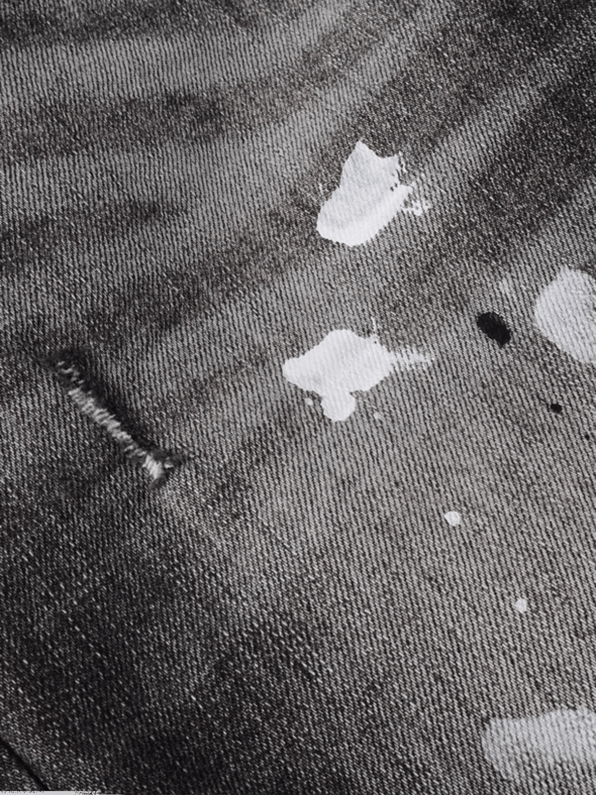 Smoke Gray Paint Jeans