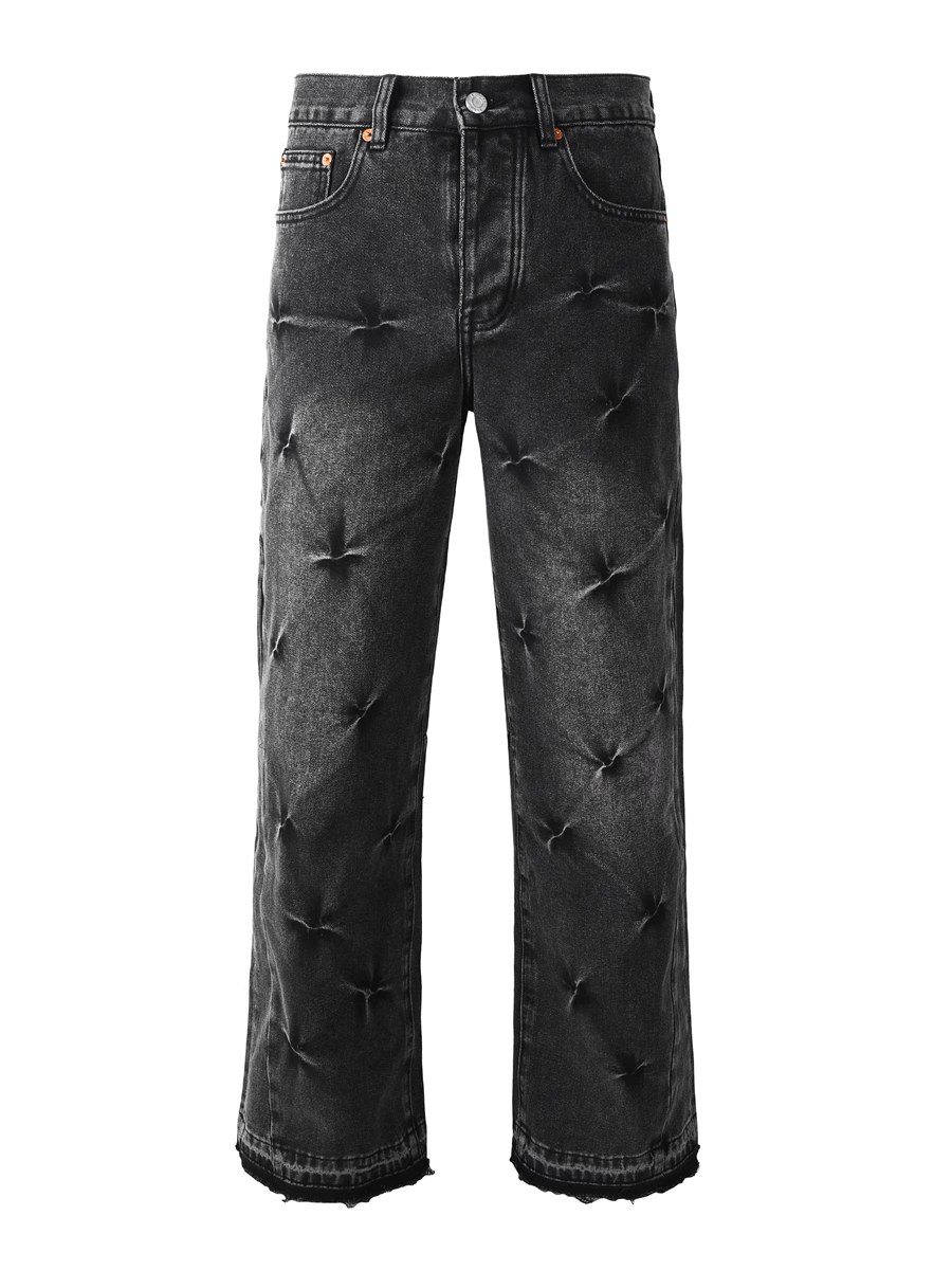 Dark Gray Flared Jeans