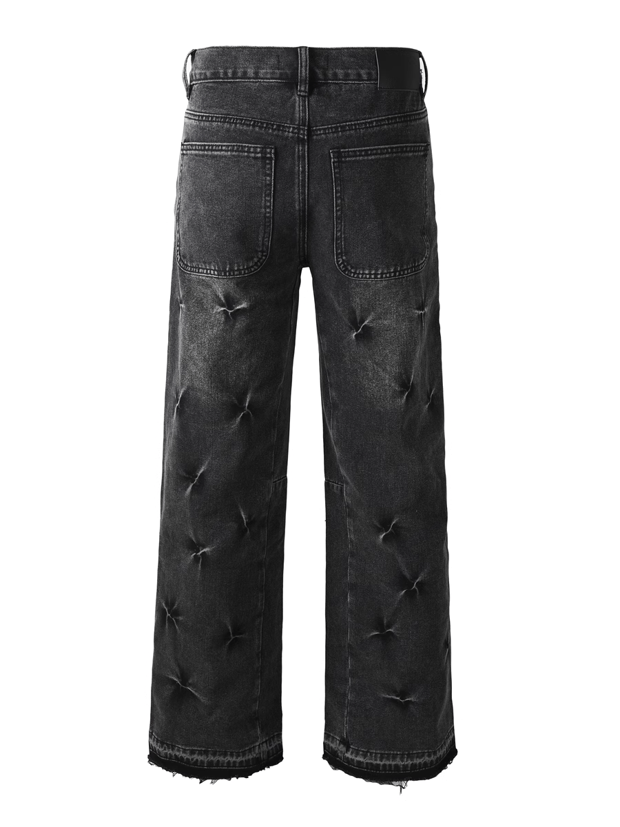 Dark Gray Flared Jeans