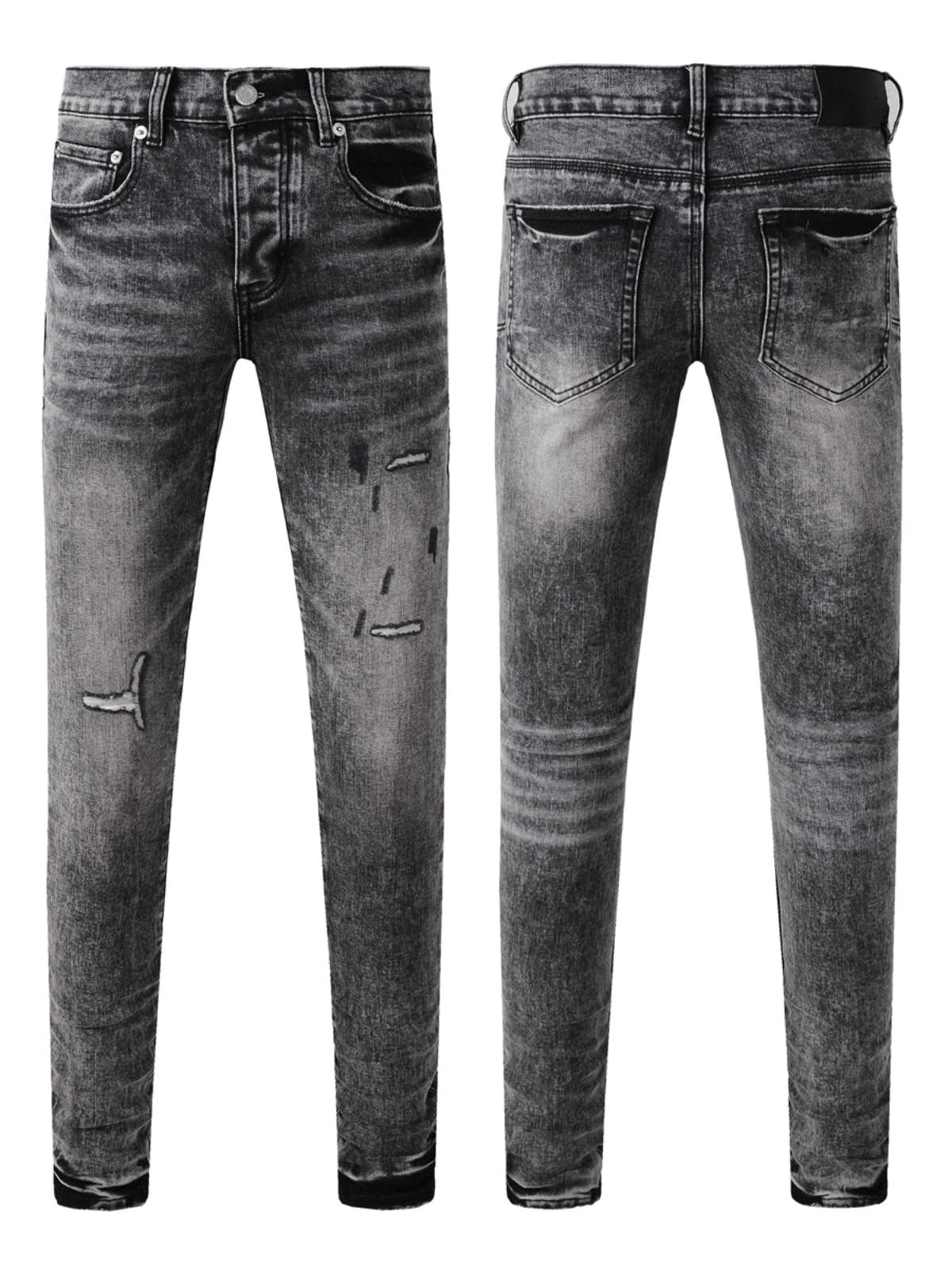Smoky Gray Classic Jeans