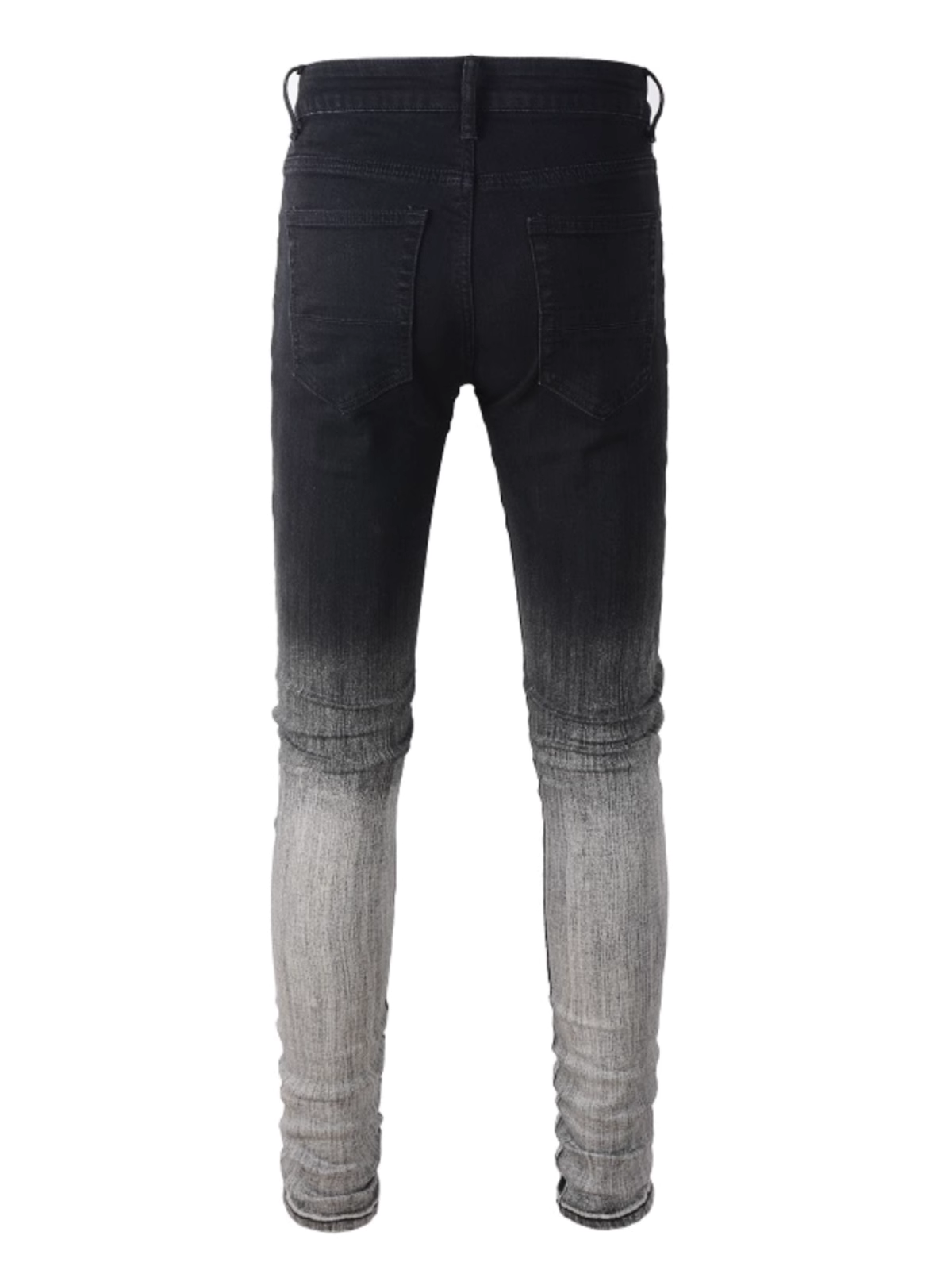Classic Black White Gradient Jeans