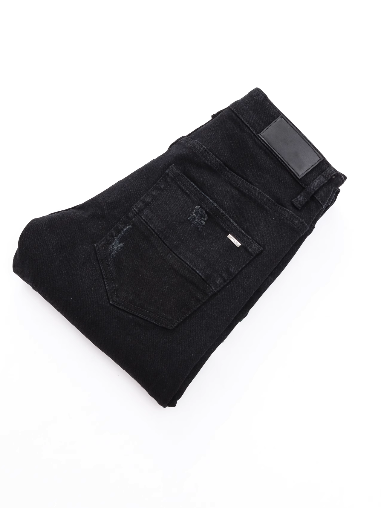 Black Classic Writing Jeans