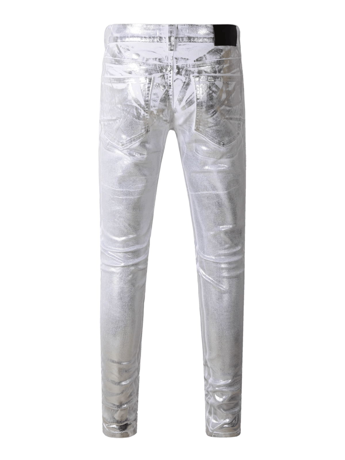 White Silver Classic Jeans