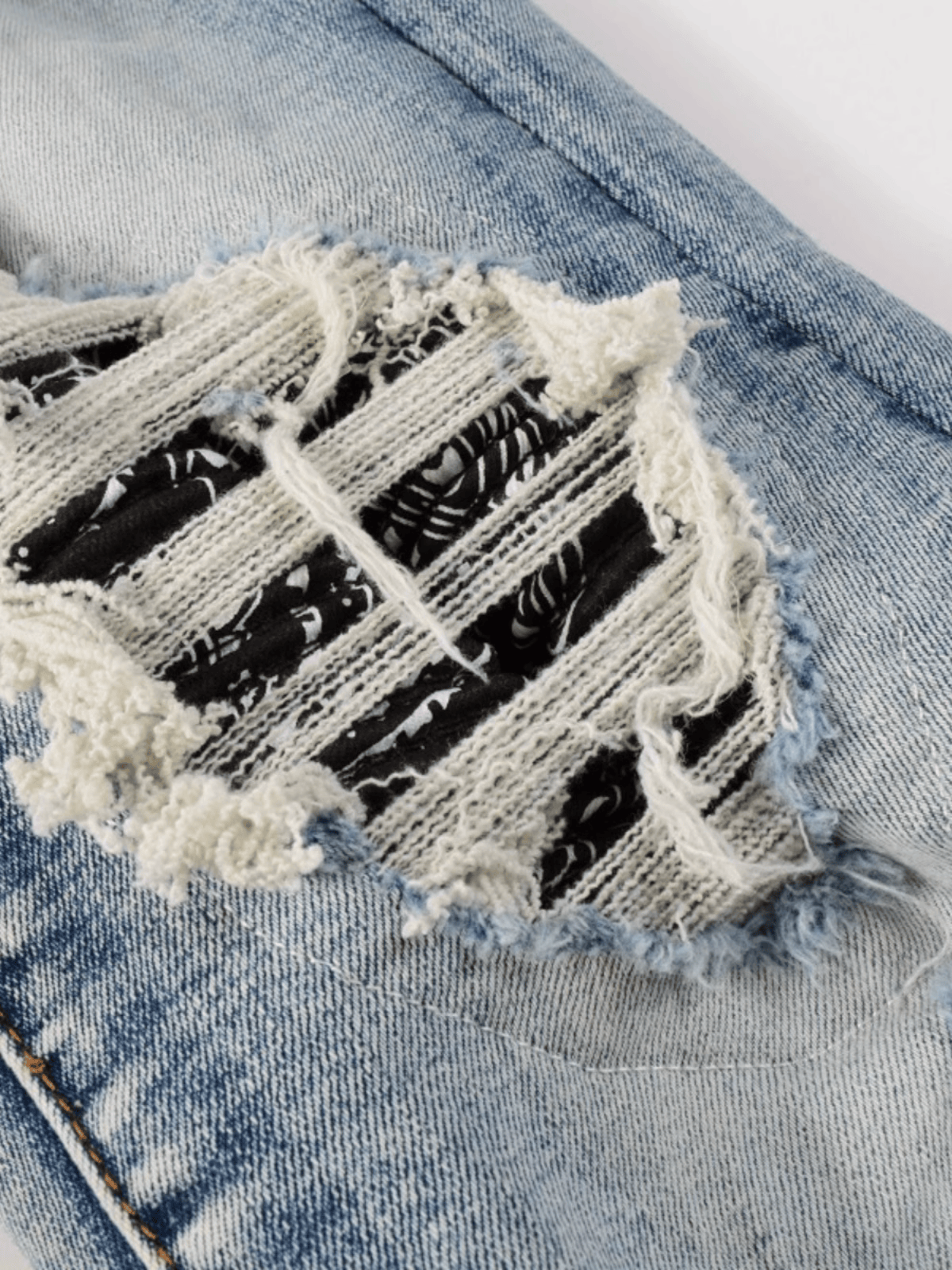 Light Blue Patch Jeans