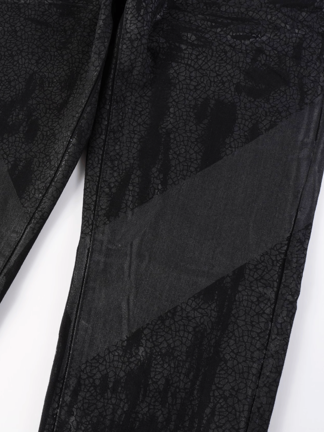 Black Classic Graphic Jeans