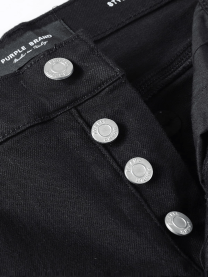 Black Washed Classic Jeans