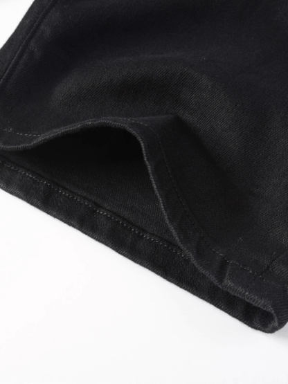 Black Washed Classic Jeans