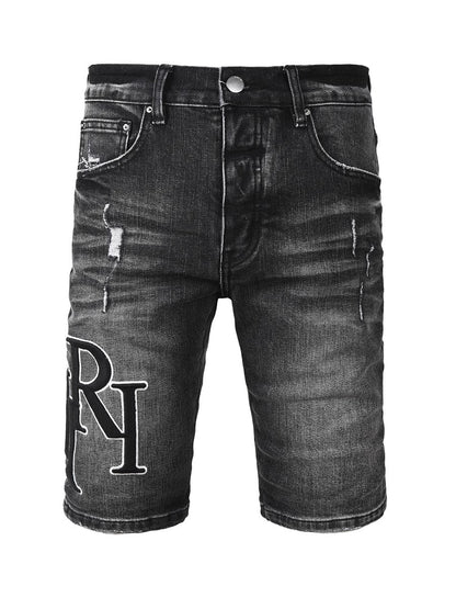 Black Writing Jeans